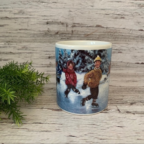 TIM HORTONS | VINTAGE Skating Pond Collectors Mug 003 Sports Canadian Heritage - Picture 3 of 6